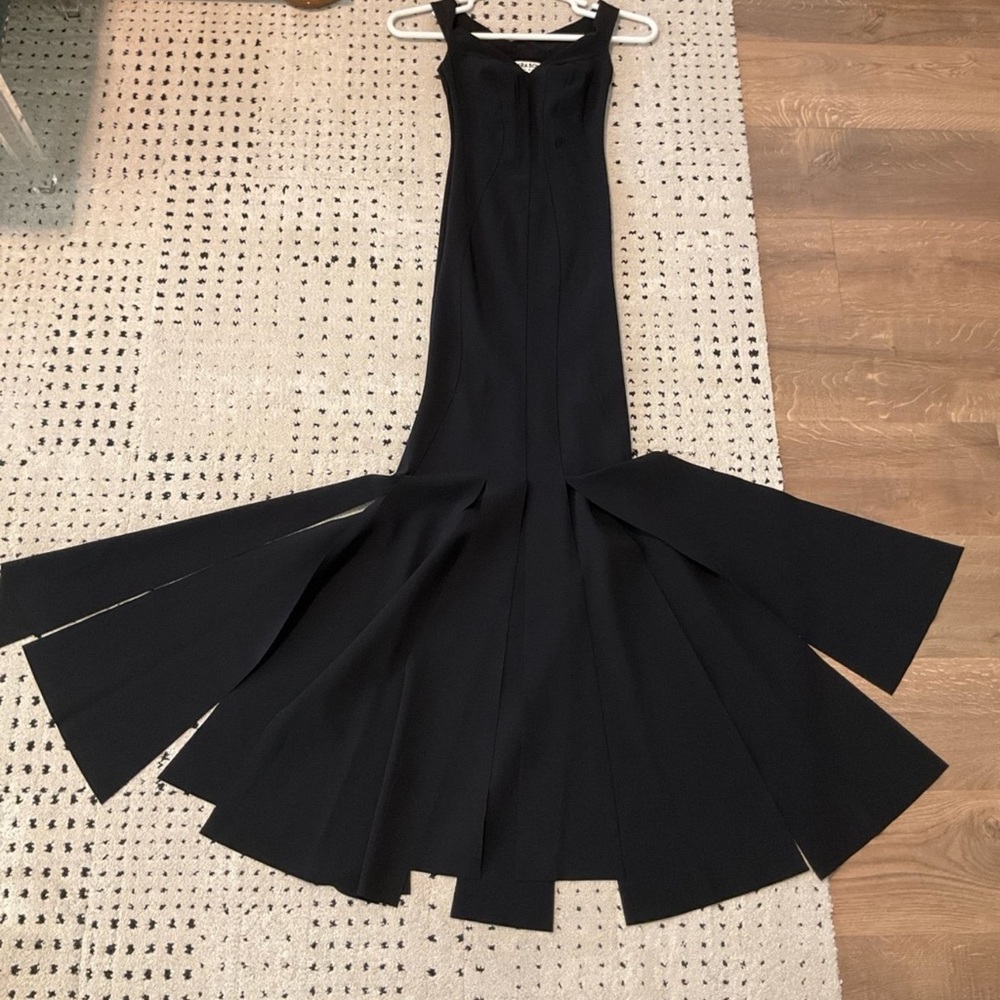 Chiara Boni La Petite Robe sleeveless black slit skirt maxi Dress, XS (38) - Picture 5 of 13